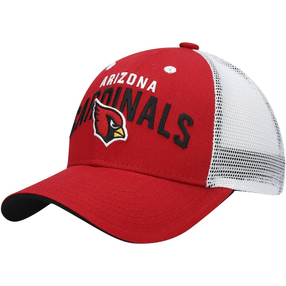Arizona Cardinals Youth Core Lockup Adjustable Hat - Cardinal/White - NFL