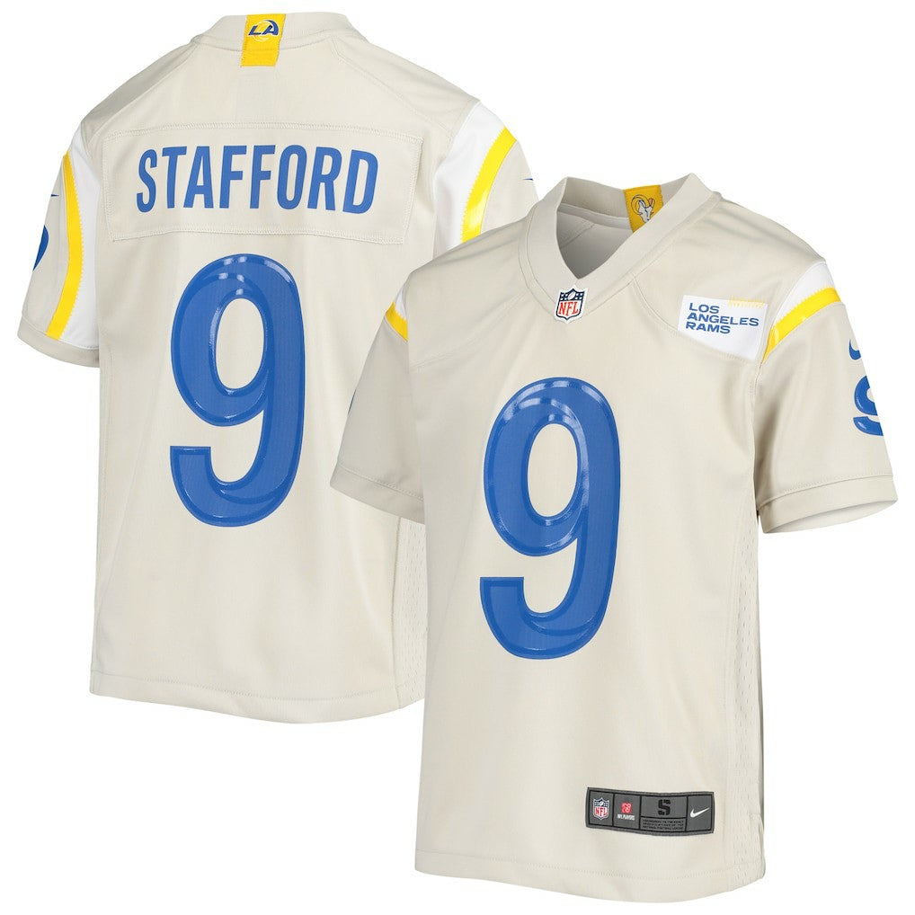 Matthew Stafford Los Angeles Rams Youth Game Jersey - Cream - Nike