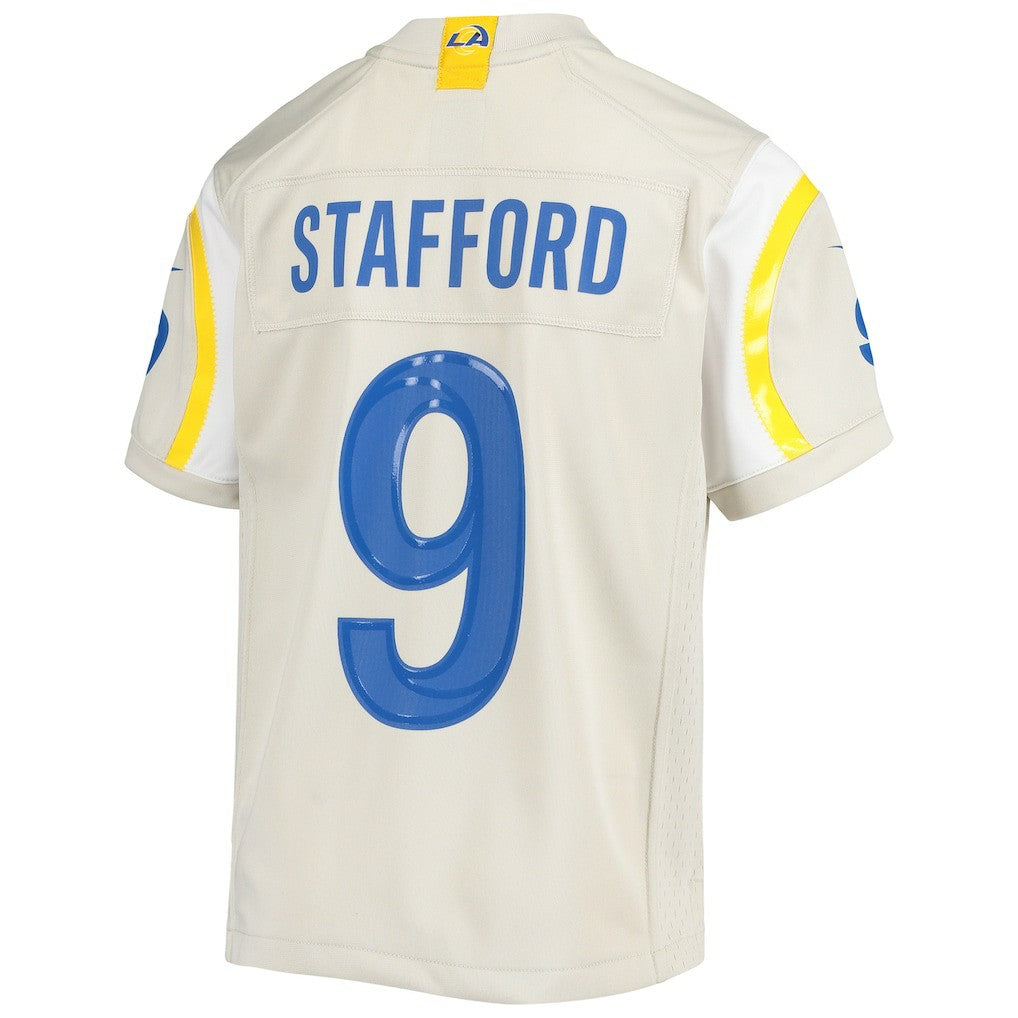 Matthew Stafford Los Angeles Rams Youth Game Jersey - Cream - Nike