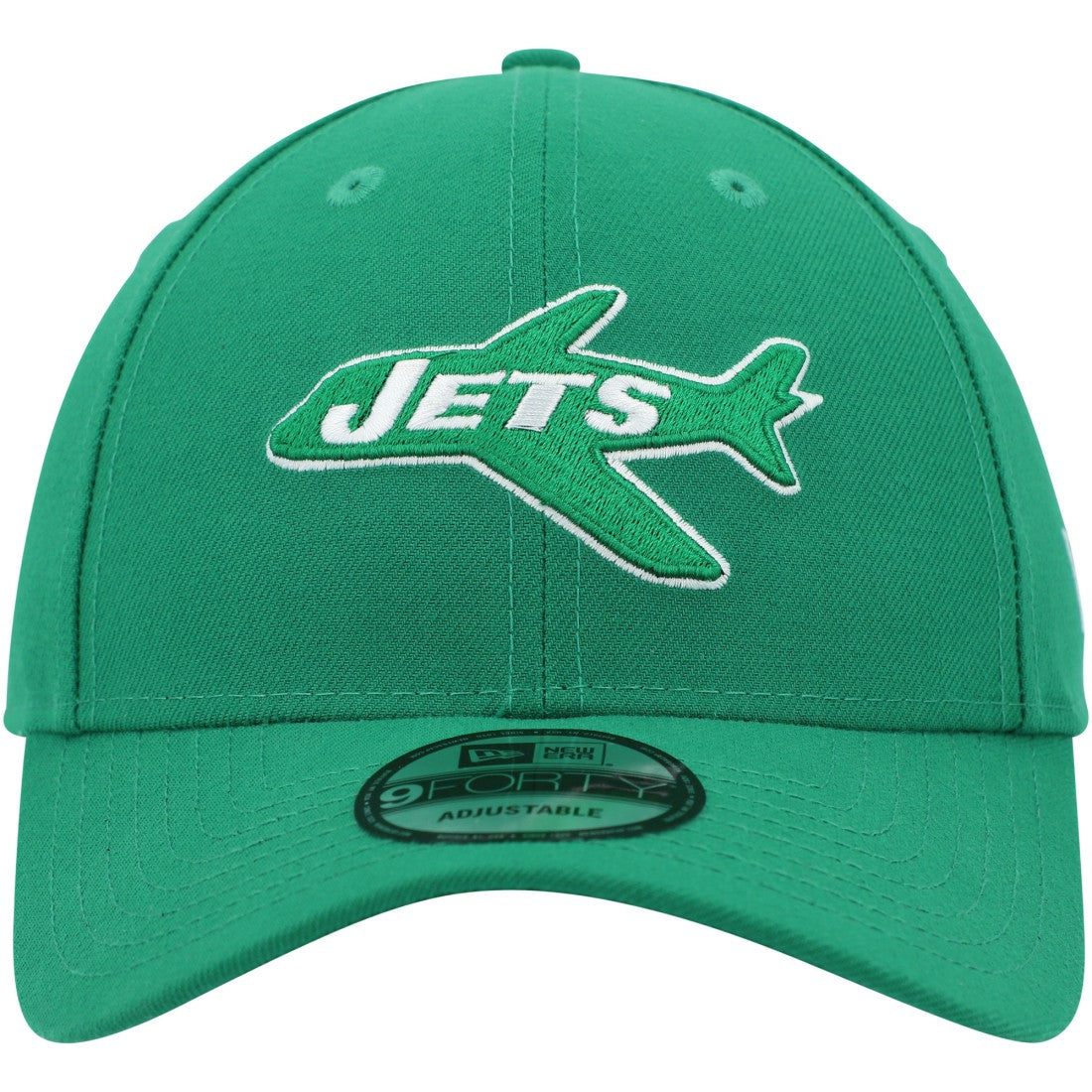 New York Jets New Era Plane The League 9FORTY Adjustable Hat - Kelly Green - NFL