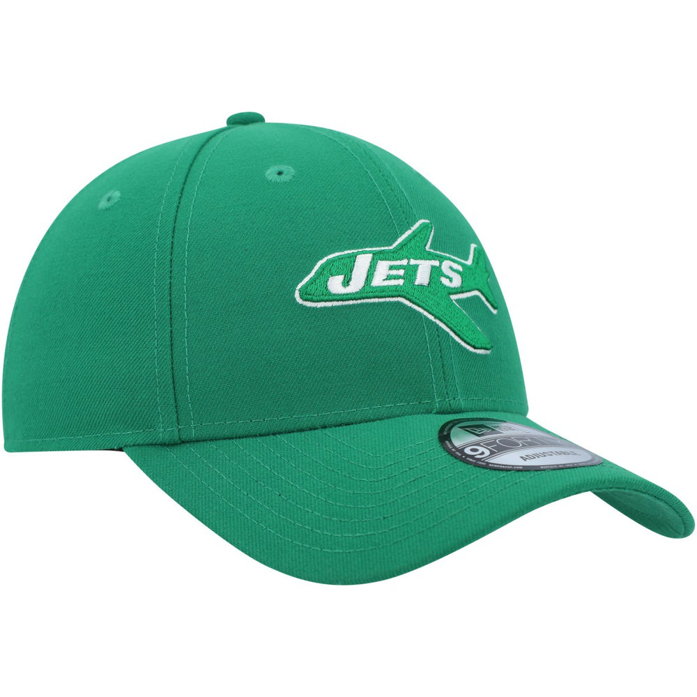 New York Jets New Era Plane The League 9FORTY Adjustable Hat - Kelly Green - NFL