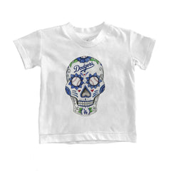 Los Angeles Dodgers Tiny Turnip Youth Sugar Skull T-Shirt Outlet