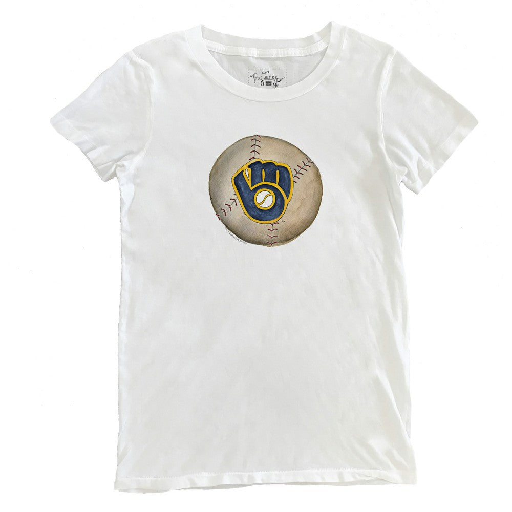 Milwaukee Brewers Tiny Turnip Women's Stitched Baseball T-Shirt Online