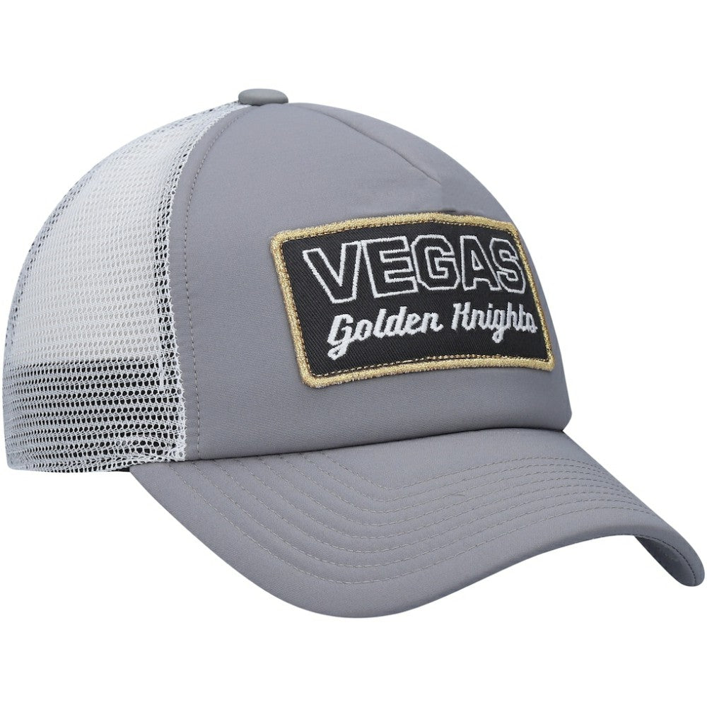 Vegas Golden Knights adidas Locker Room Foam Trucker Snapback Hat - Gray/White | Adidas near me