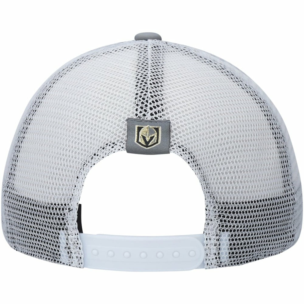 Vegas Golden Knights adidas Locker Room Foam Trucker Snapback Hat - Gray/White | Adidas near me