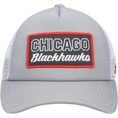 Chicago Blackhawks adidas Locker Room Foam Trucker Snapback Hat - Gray/White | Adidas sale