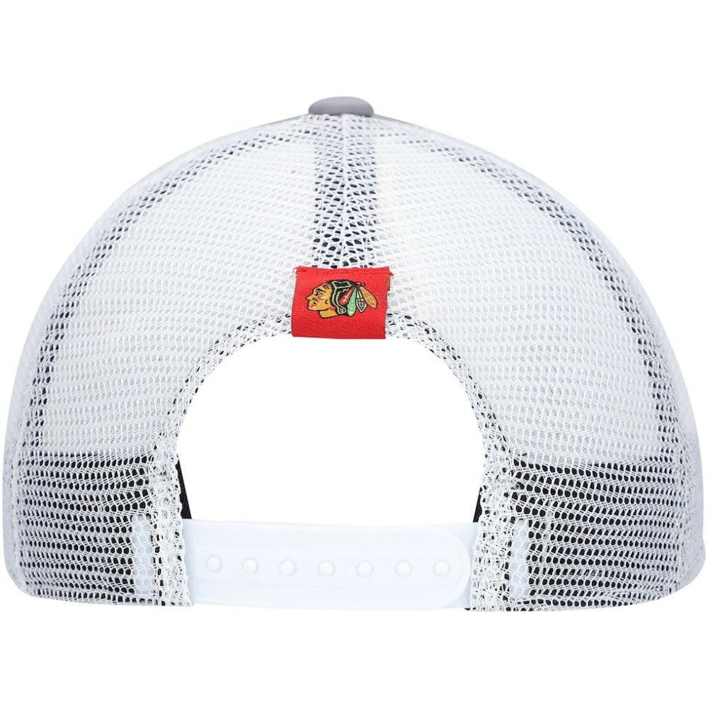 Chicago Blackhawks adidas Locker Room Foam Trucker Snapback Hat - Gray/White | Adidas sale