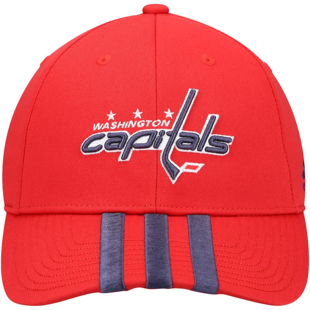 Washington Capitals adidas Locker Room Three Stripe Adjustable Hat - Red | Adidas sale