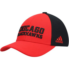 Chicago Blackhawks adidas Locker Room Adjustable Hat - Red | Adidas Lifestyle