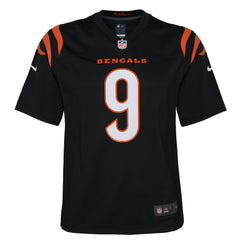 Joe Burrow Cincinnati Bengals Youth Game Jersey - Black - Nike