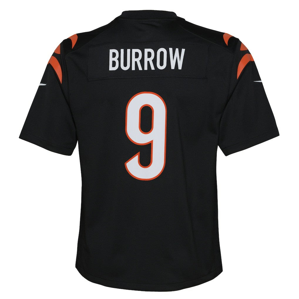 Joe Burrow Cincinnati Bengals Youth Game Jersey - Black - Nike
