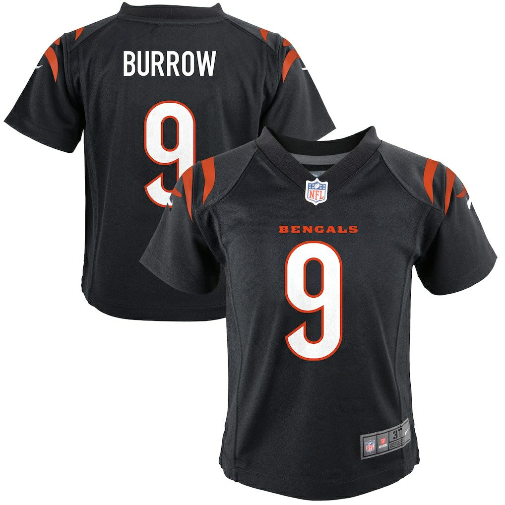 Joe Burrow Cincinnati Bengals Preschool Game Jersey - Black - Nike