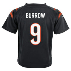 Joe Burrow Cincinnati Bengals Preschool Game Jersey - Black - Nike