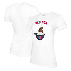 Boston Red Sox Tiny Turnip Women's Sundae Helmet T-Shirt Sale