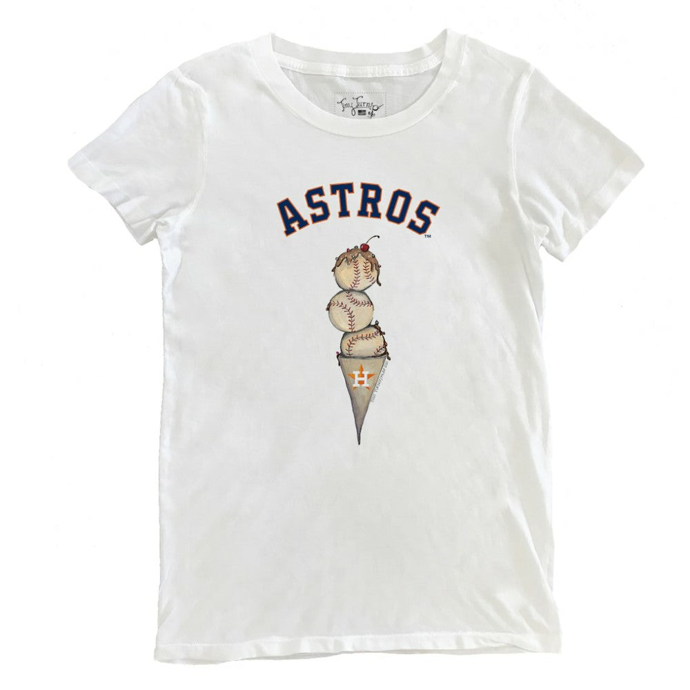 Houston Astros Tiny Turnip Women's Triple Scoop T-Shirt Online