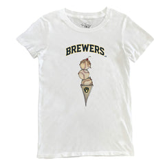 Milwaukee Brewers Tiny Turnip Women's Triple Scoop T-Shirt Near Me