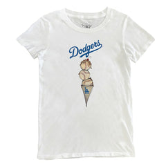 Los Angeles Dodgers Tiny Turnip Women's Triple Scoop T-Shirt Sale