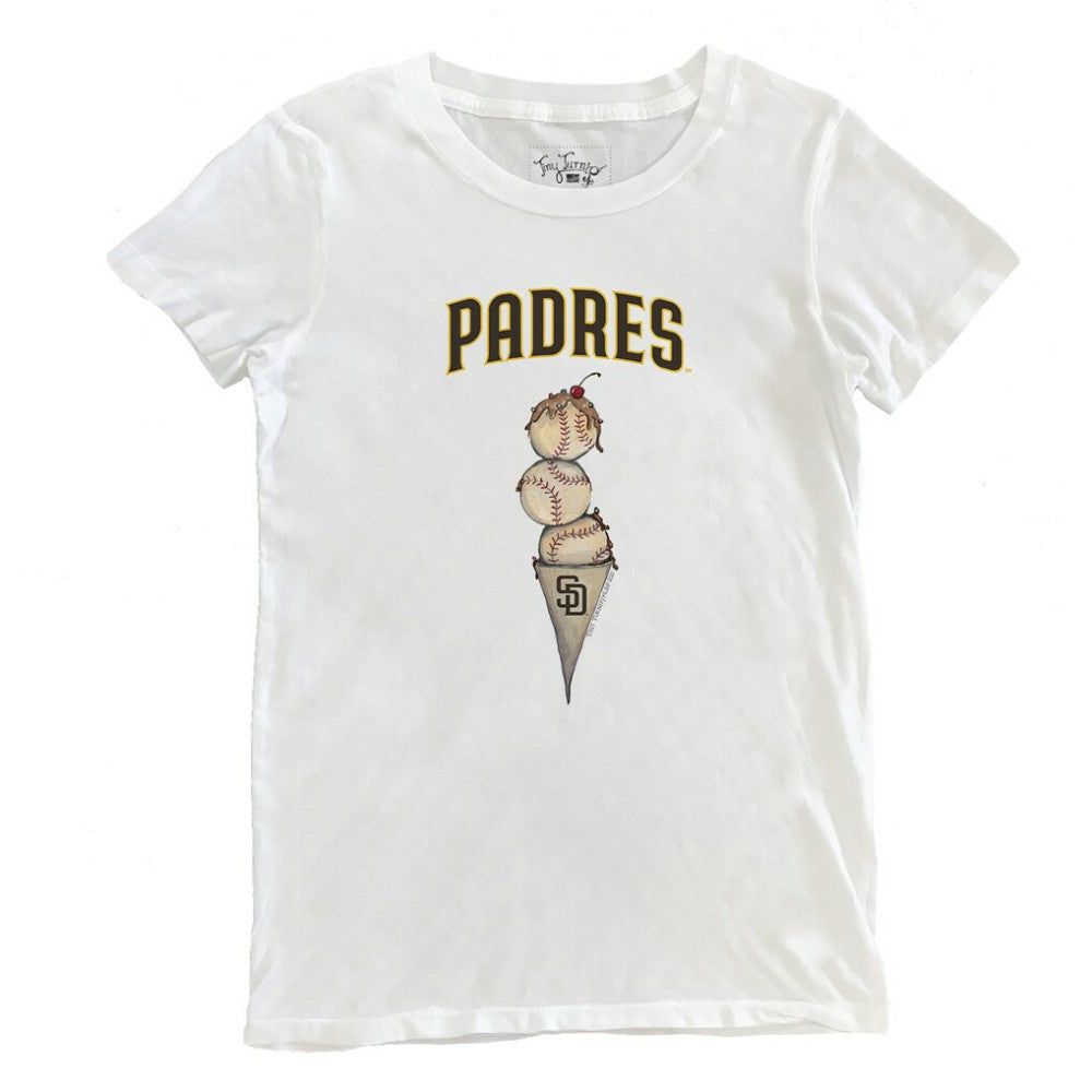San Diego Padres Tiny Turnip Women's Triple Scoop T-Shirt Discount