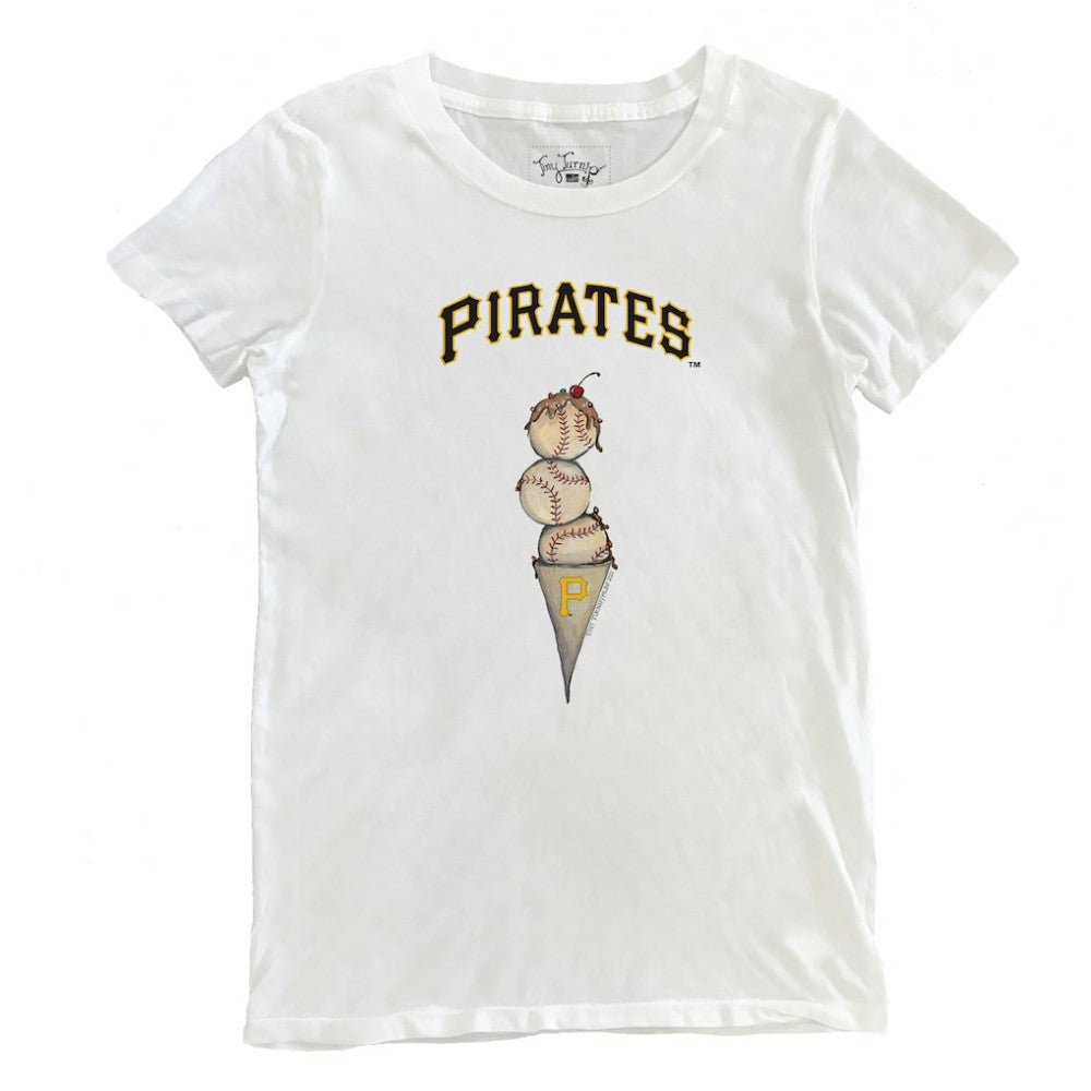 Pittsburgh Pirates Tiny Turnip Women's Triple Scoop T-Shirt Outlet
