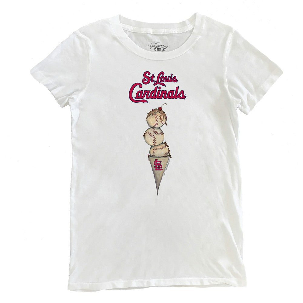 St. Louis Cardinals Tiny Turnip Women's Triple Scoop T-Shirt Discount