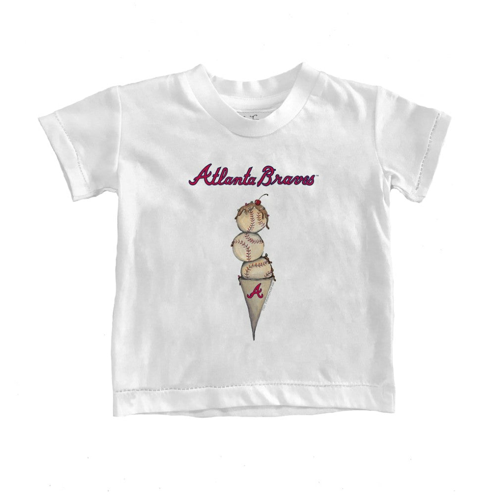 Atlanta Braves Tiny Turnip Youth Triple Scoop T-Shirt Sale