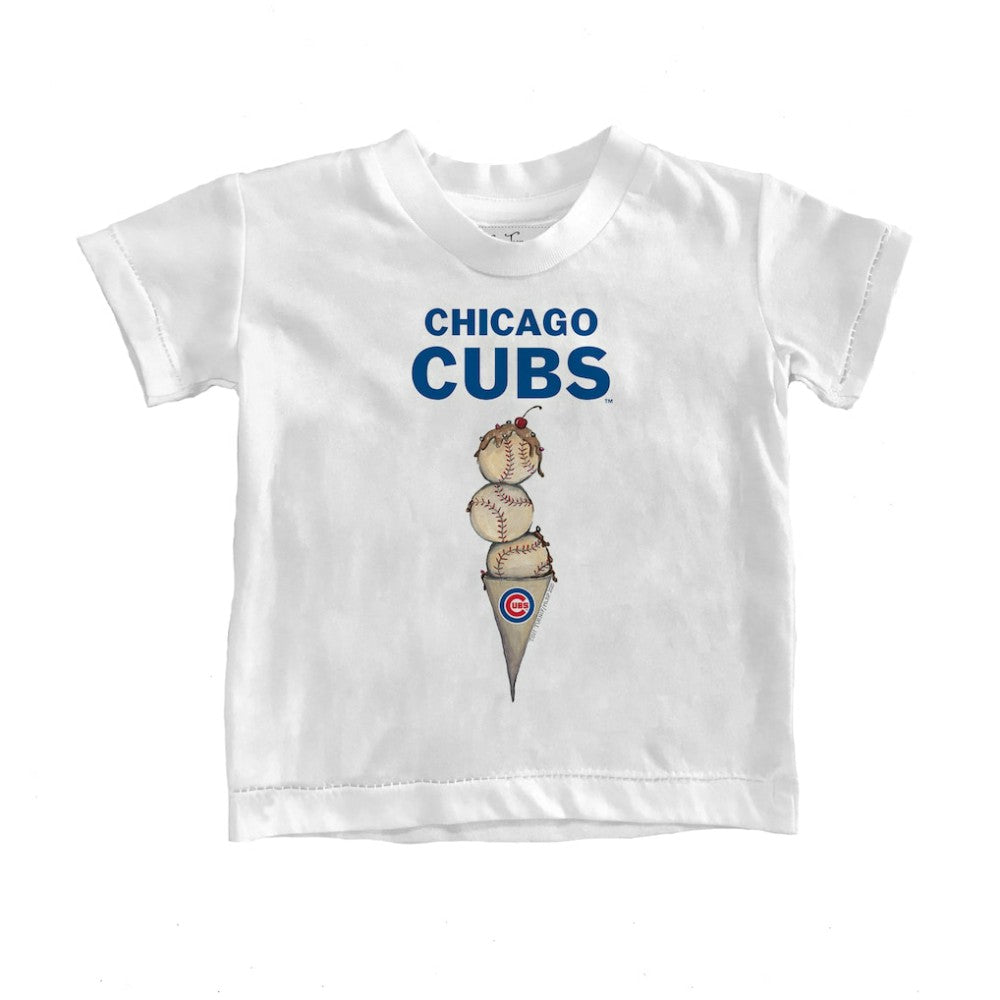 Chicago Cubs Tiny Turnip Youth Triple Scoop T-Shirt for sale