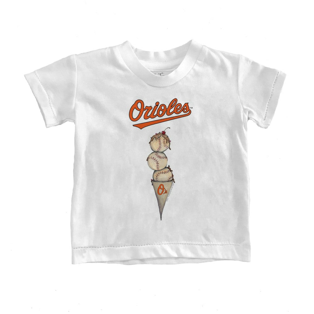 Baltimore Orioles Tiny Turnip Youth Triple Scoop T-Shirt Outlet