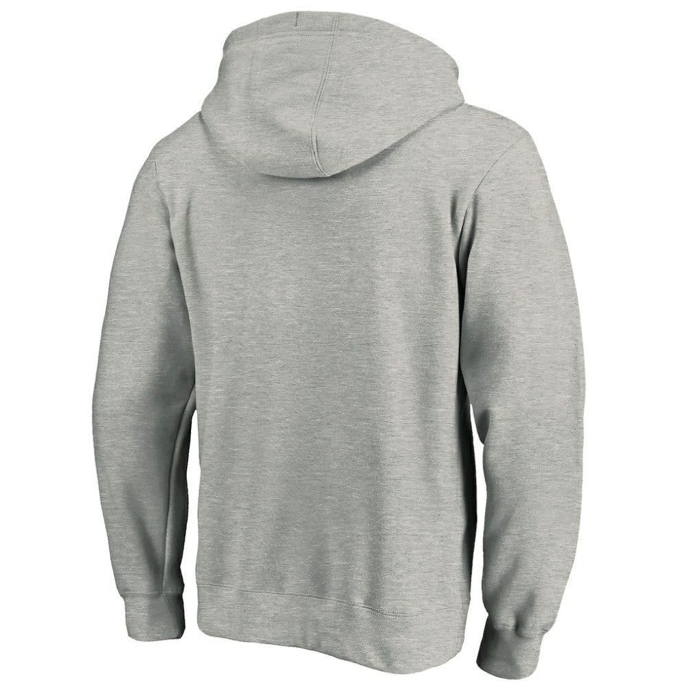 Toronto Maple Leafs Primary Team Logo Fleece Fitted Pullover Hoodie - Heather Gray | NHL Clearance