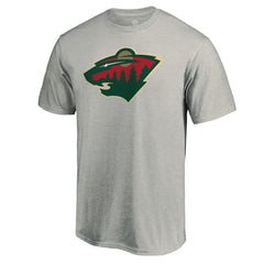 Minnesota Wild Primary Logo T-Shirt - Heather Gray | NHL near me