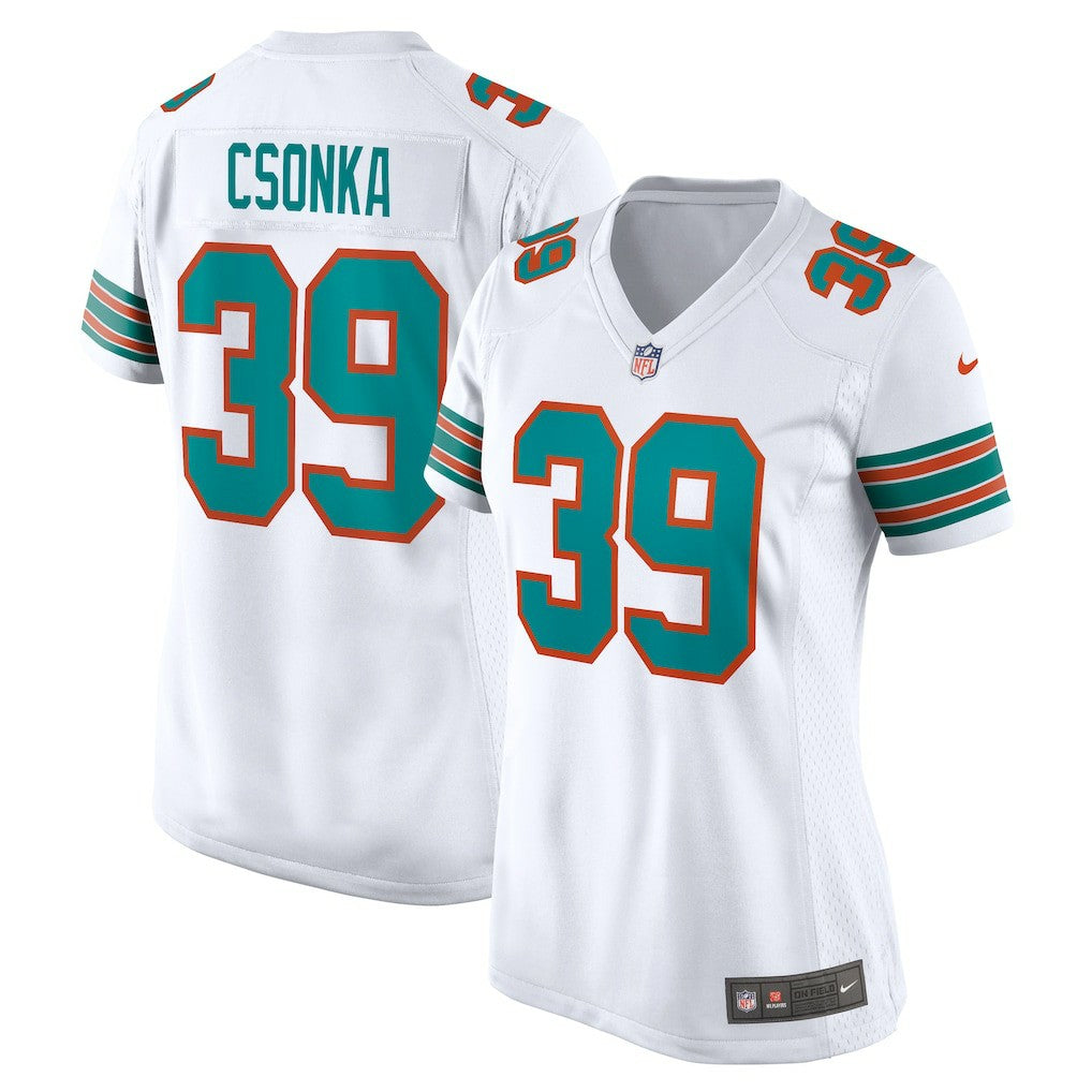 Larry Csonka Miami Dolphins Retired Player Jersey - White - Nike