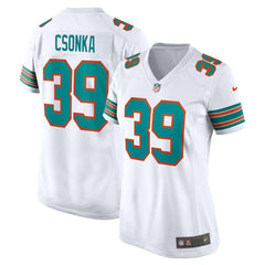 Larry Csonka Miami Dolphins Retired Player Jersey - White - Nike