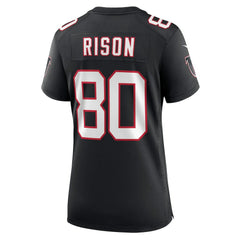 Andre Rison Atlanta Falcons Women's Retired Player Jersey - Black - Nike