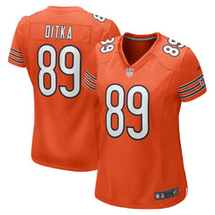 Mike Ditka Chicago Bears Women's Retired Player Jersey - Orange - Nike