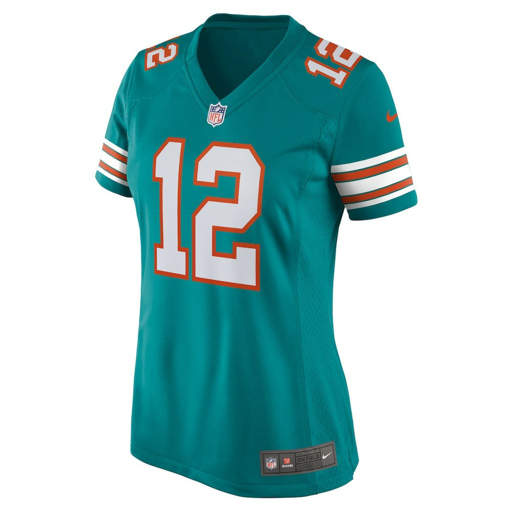 Bob Griese Miami Dolphins Women's Retired Player Jersey - Aqua - Nike