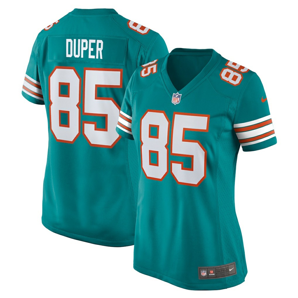 Mark Duper Miami Dolphins Women's Retired Player Jersey - Aqua - Nike