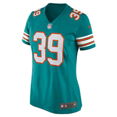 Larry Csonka Miami Dolphins Women's Retired Player Jersey - Aqua - Nike