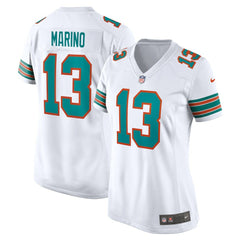 Dan Marino Miami Dolphins Women's Retired Player Jersey - White - Nike