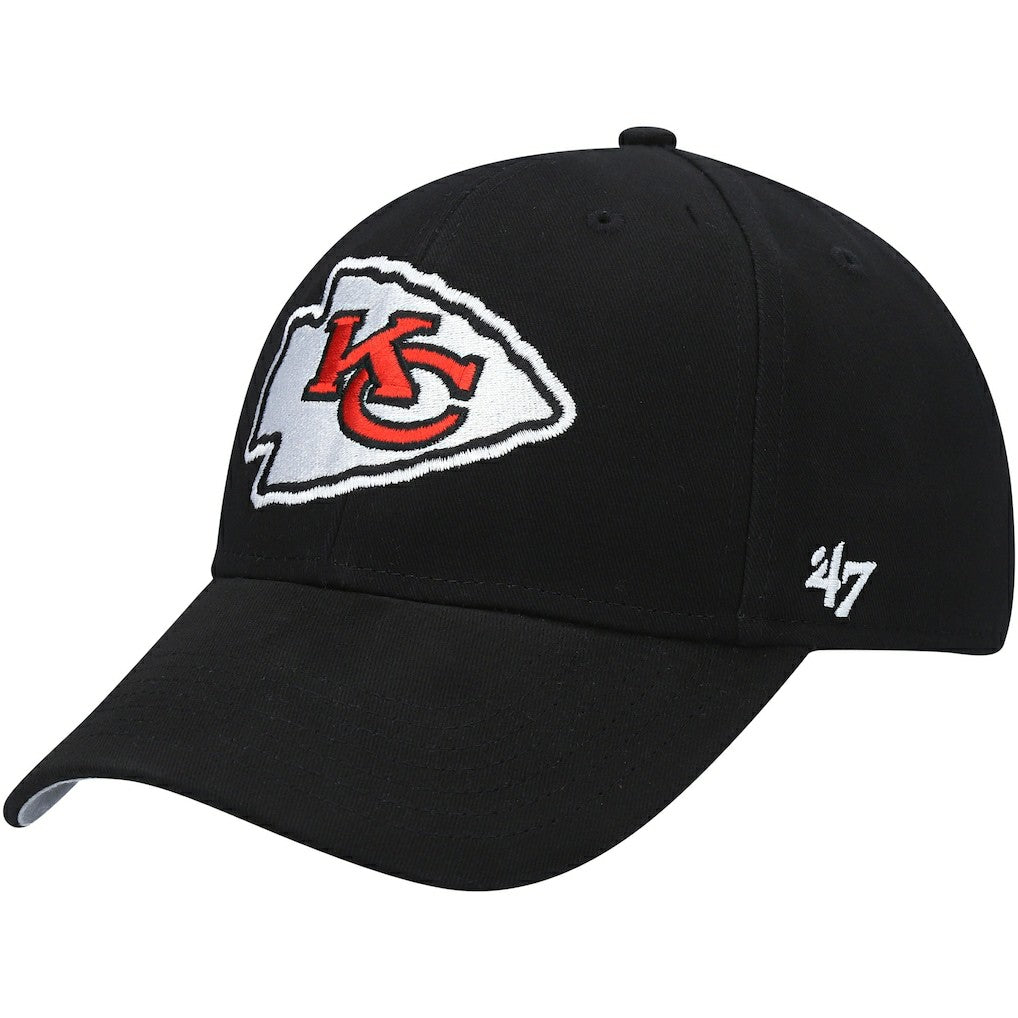 Kansas City Chiefs '47 Youth Secondary MVP Adjustable Hat - Black - 47 brand