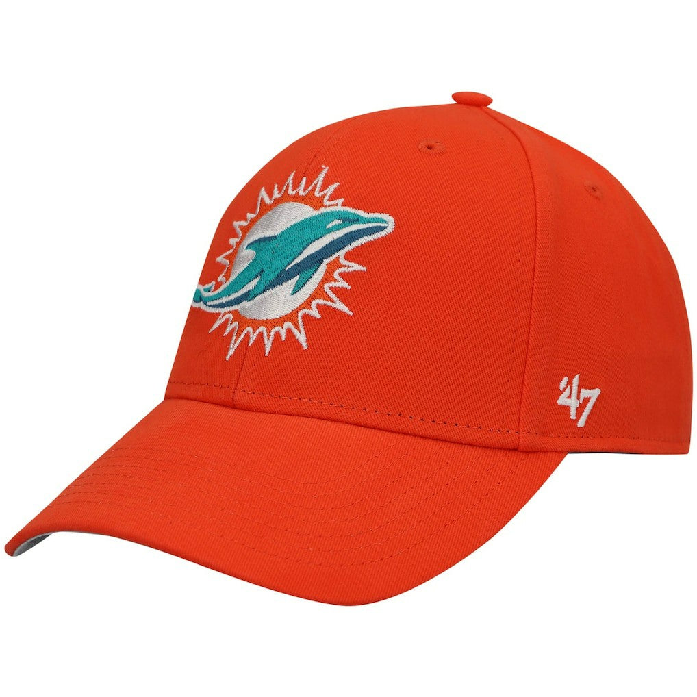 Miami Dolphins '47 Youth Secondary MVP Adjustable Hat - Orange - 47 brand