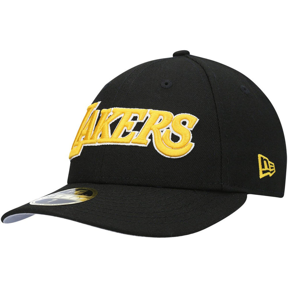 New Era Los Angeles Lakers Team Low Profile 59FIFTY Fitted Hat Black
