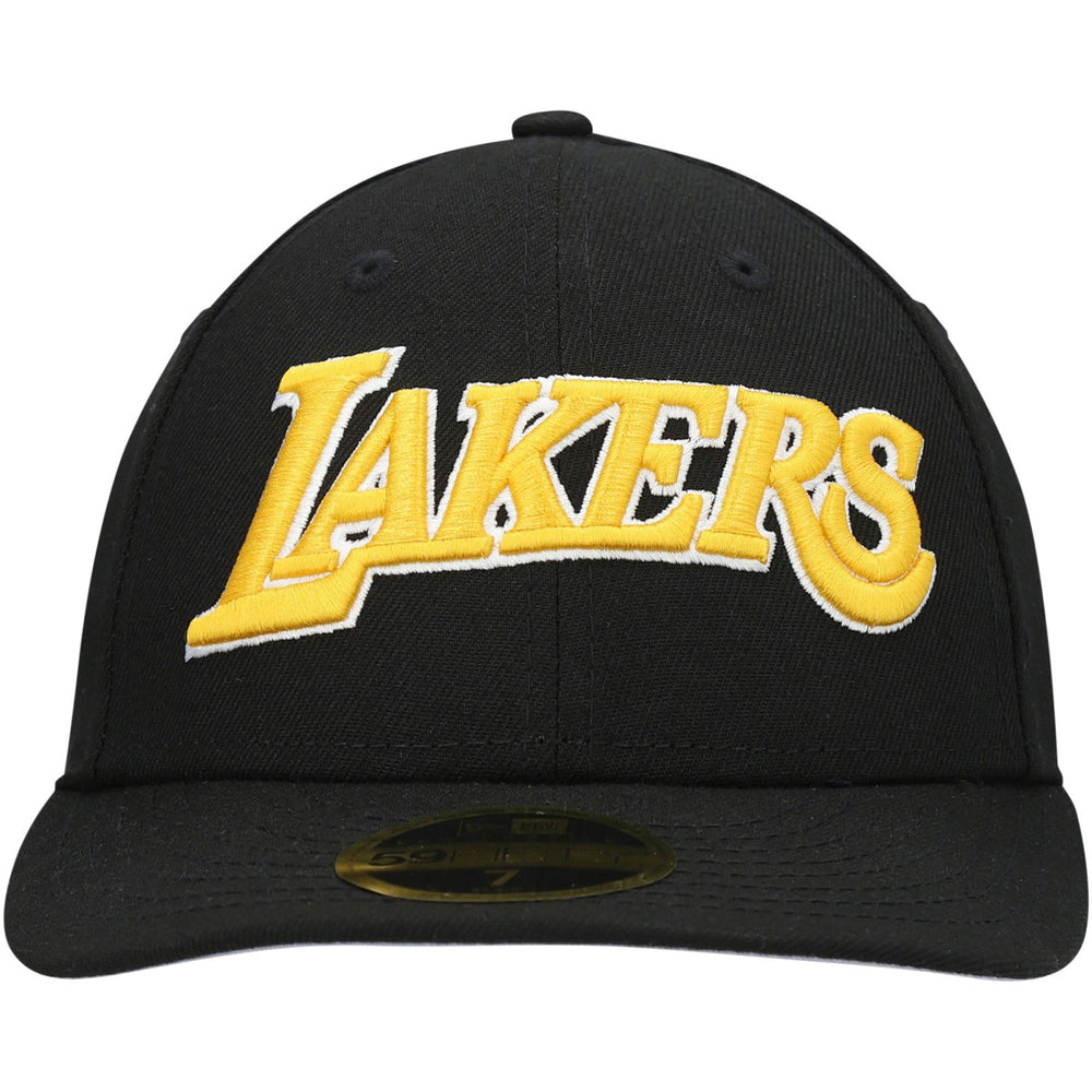 New Era Los Angeles Lakers Team Low Profile 59FIFTY Fitted Hat Black