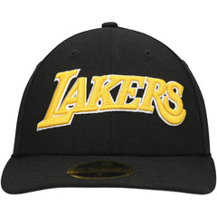 New Era Los Angeles Lakers Team Low Profile 59FIFTY Fitted Hat Black