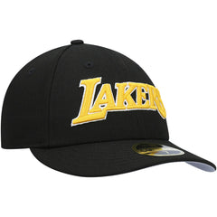 New Era Los Angeles Lakers Team Low Profile 59FIFTY Fitted Hat Black