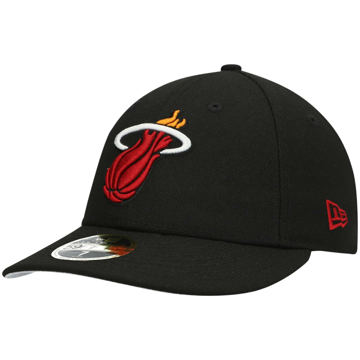 New Era Miami Heat Team Low Profile 59FIFTY Fitted Hat Black