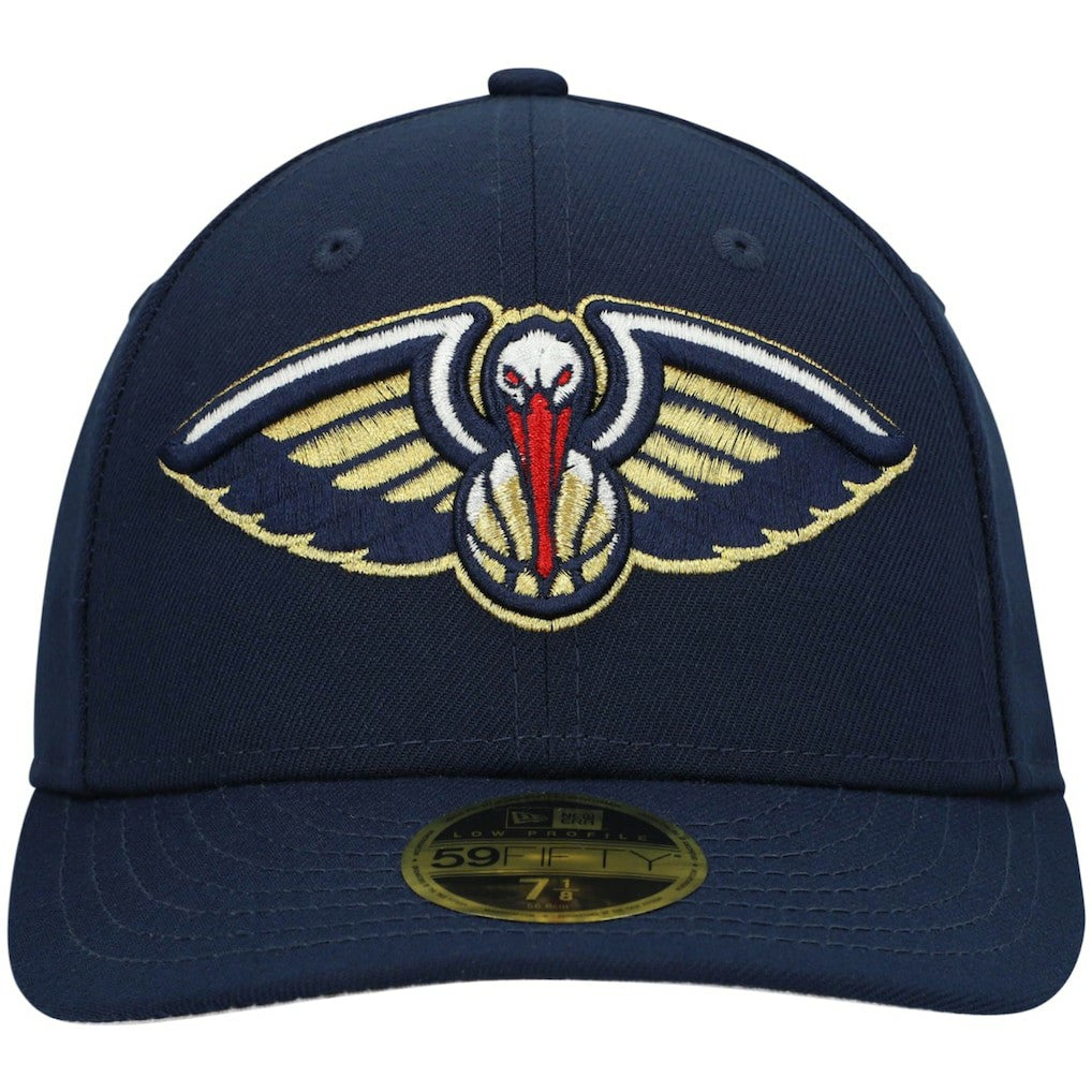 New Era New Orleans Pelicans Team Low Profile 59FIFTY Fitted Hat Navy