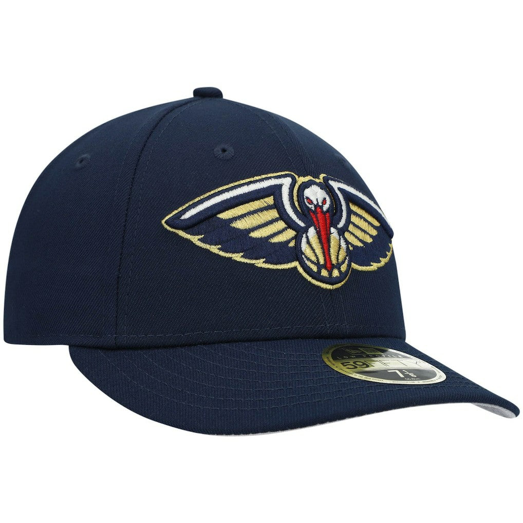 New Era New Orleans Pelicans Team Low Profile 59FIFTY Fitted Hat Navy