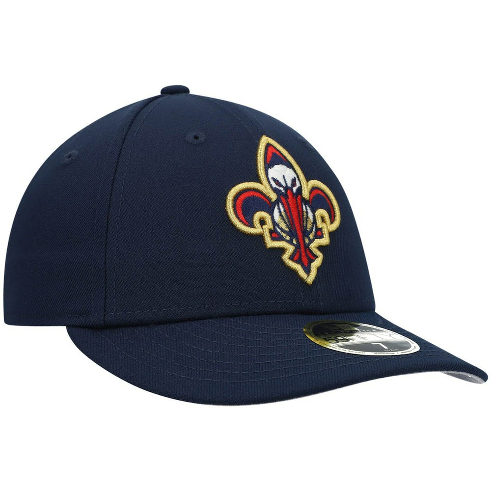 New Era New Orleans Pelicans Team Logo Low Profile 59FIFTY Fitted Hat Navy