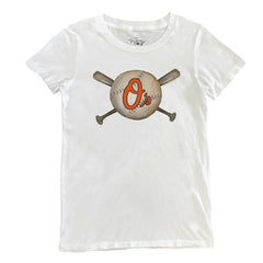 Baltimore Orioles Tiny Turnip Women's Baseball Crossbats T-Shirt Sale
