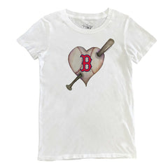 Boston Red Sox Tiny Turnip Women's Heart Bat T-Shirt for sale