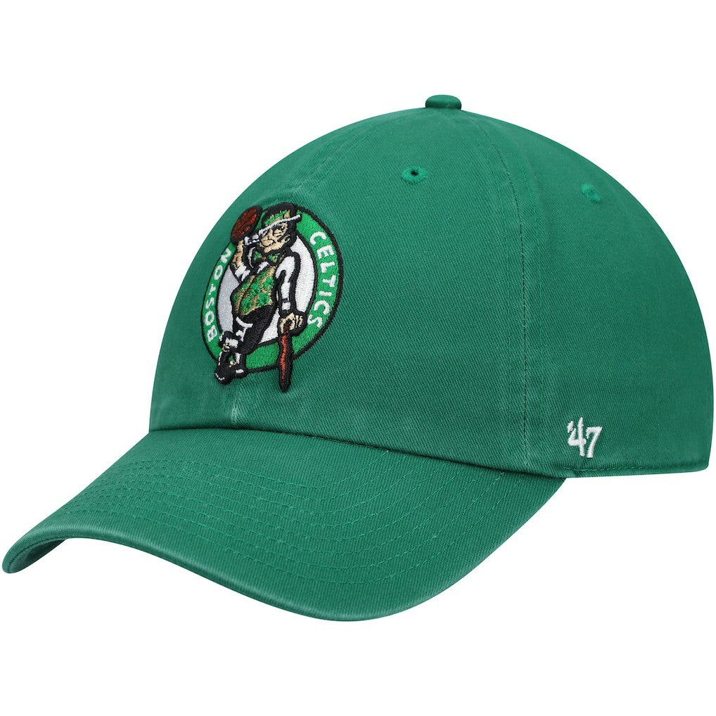 47 brand Boston Celtics '47 Core Logo Clean Up Adjustable Hat Kelly Green